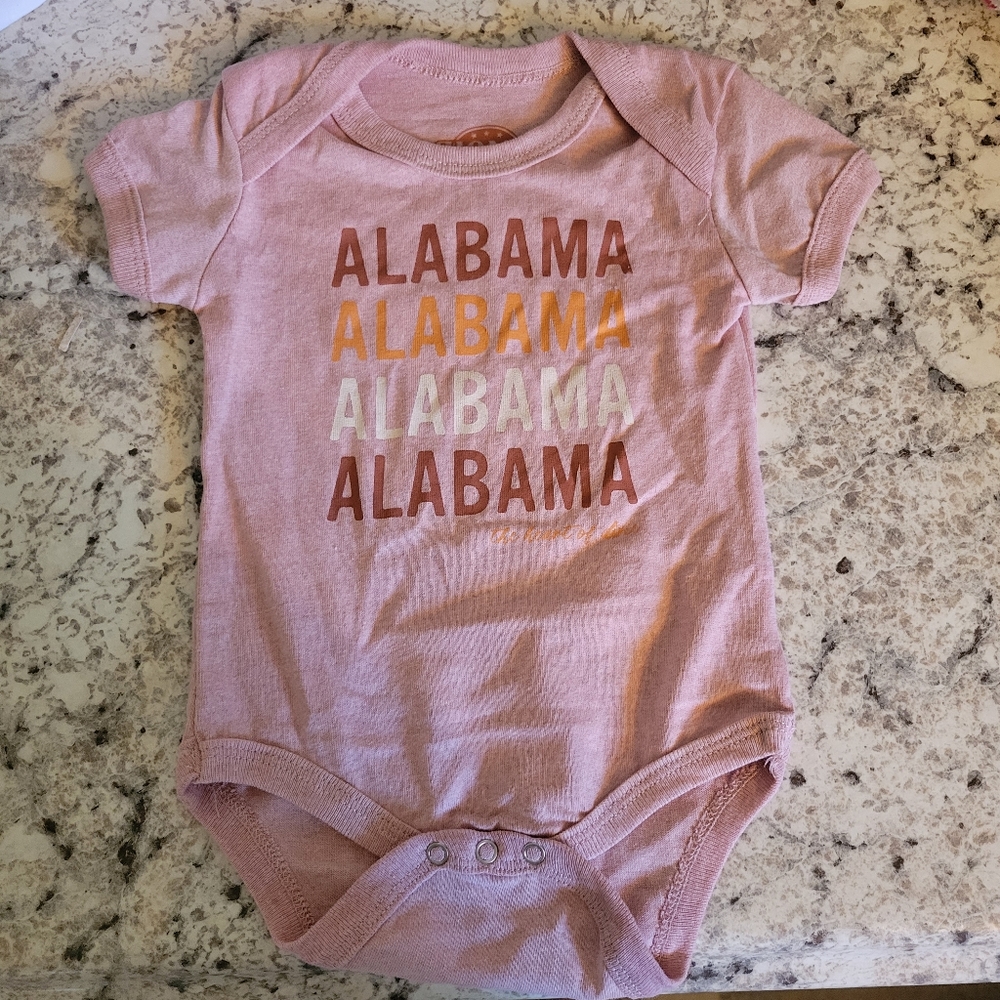 NWOT Alabama Onesie
